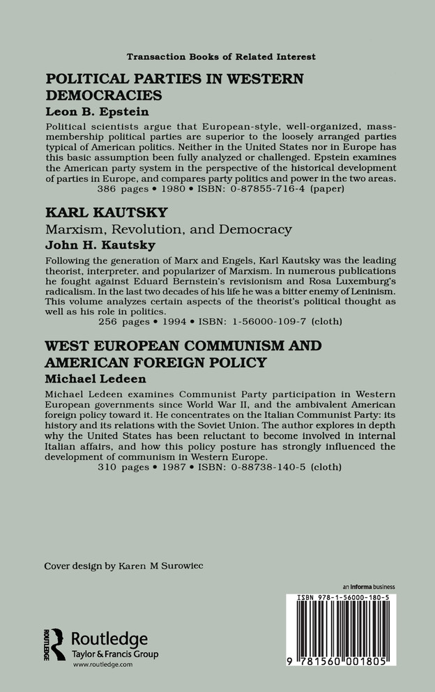 The Transformation of Italian Communism