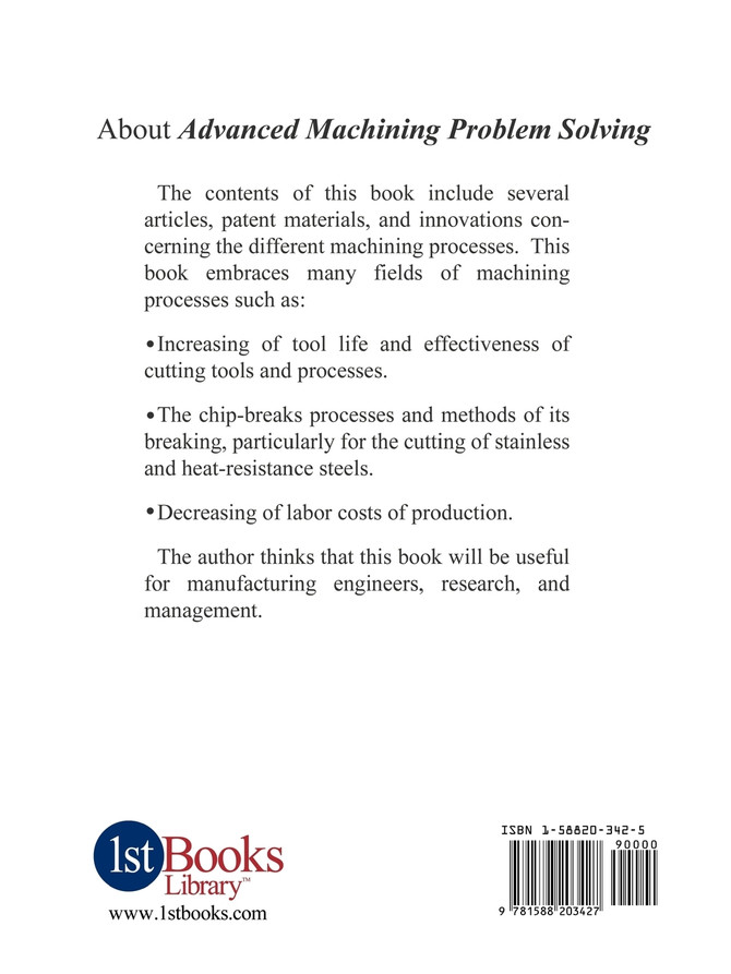 Advanced Machining Problem Solving
