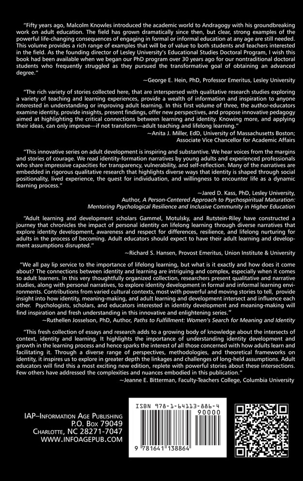 Identity and Lifelong Learning in Higher Education (hc)