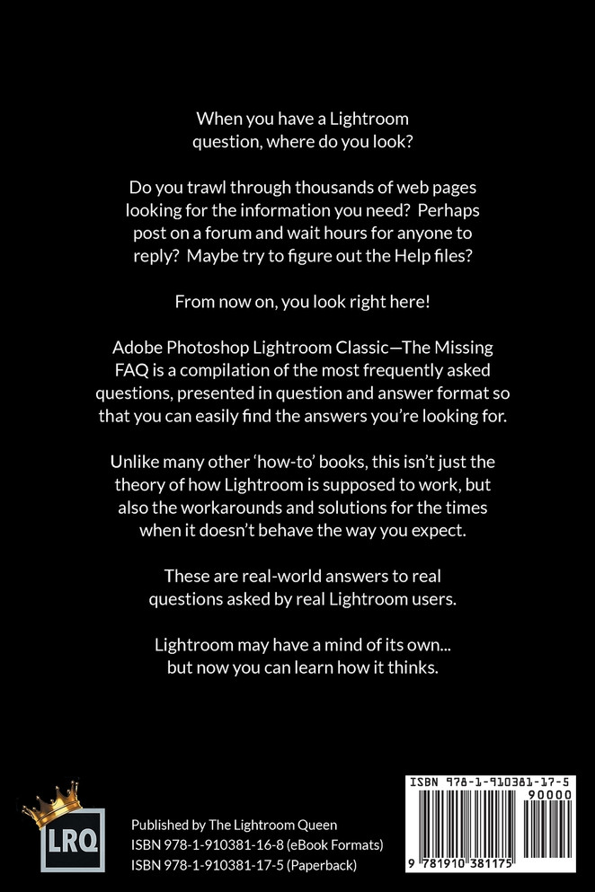 Adobe Photoshop Lightroom Classic - The Missing FAQ (2022 Release)