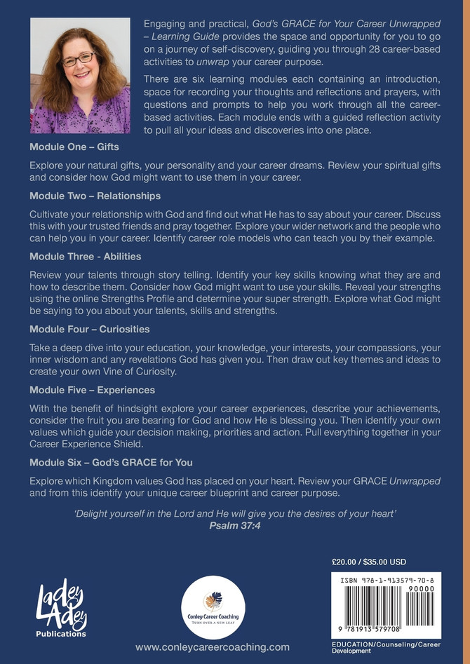 God's GRACE for Your Career Unwrapped - Learning Guide