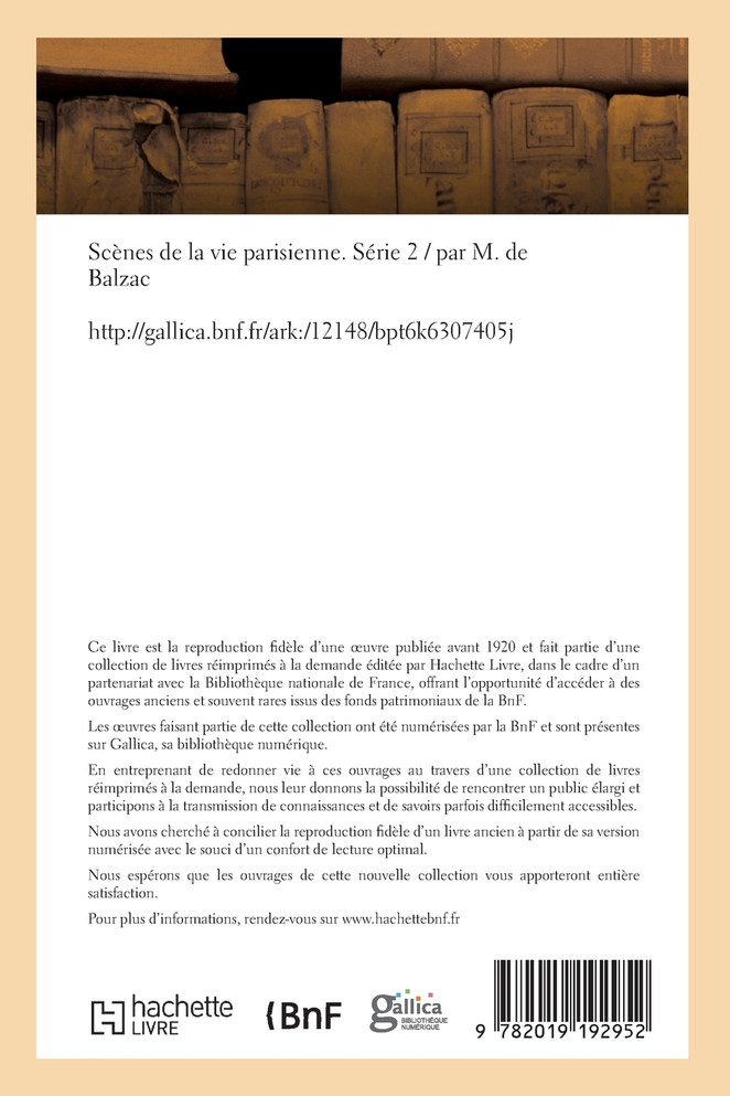 Scènes de la vie parisienne. Série 2