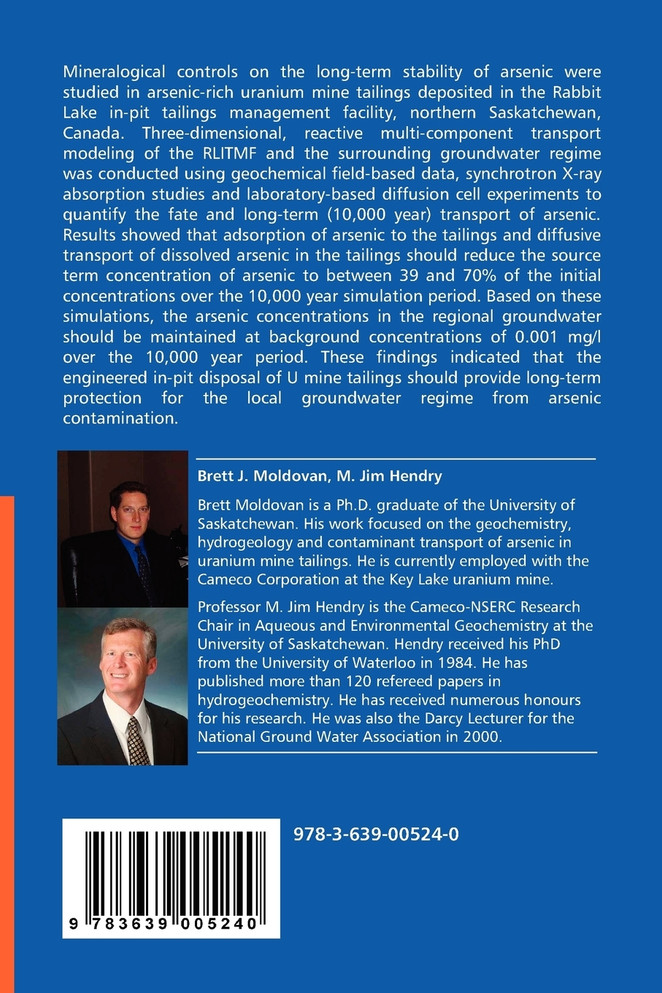 Fate and Transport of Arsenic in Uranium Mine Tailings