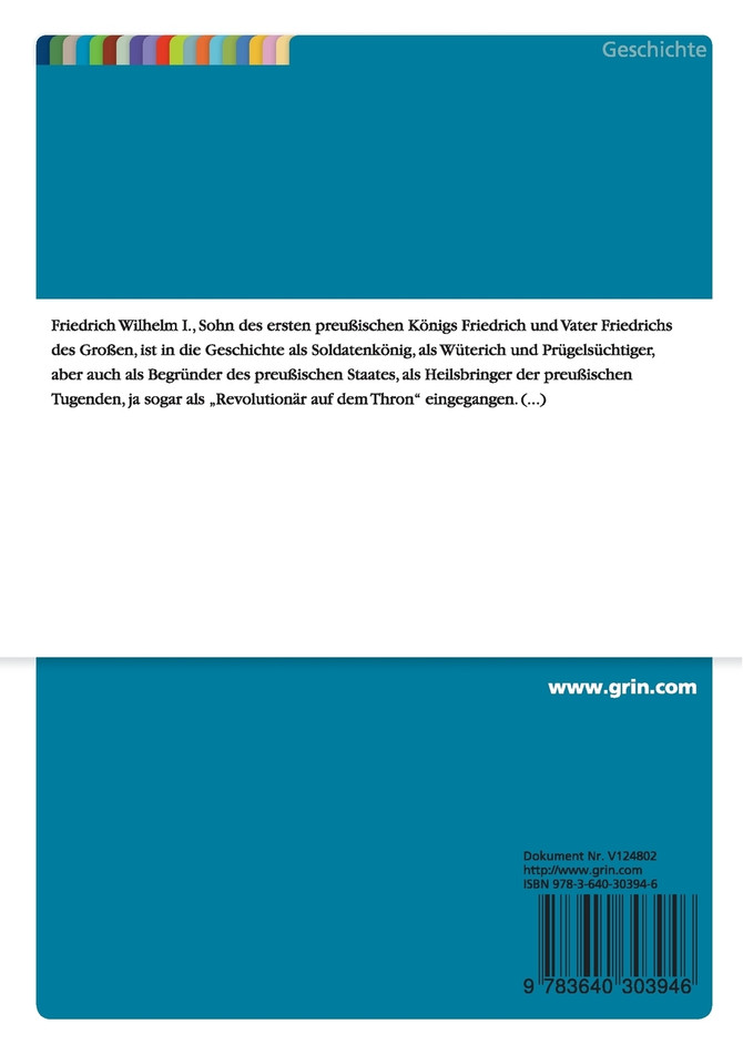 Friedrich Wilhelm I. und die Jagd