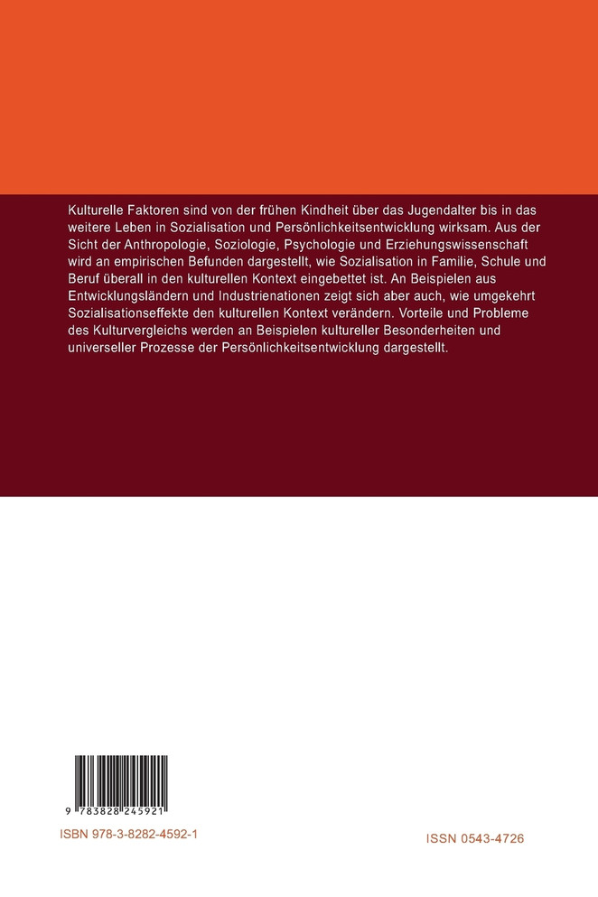 Sozialisation im Kulturvergleich