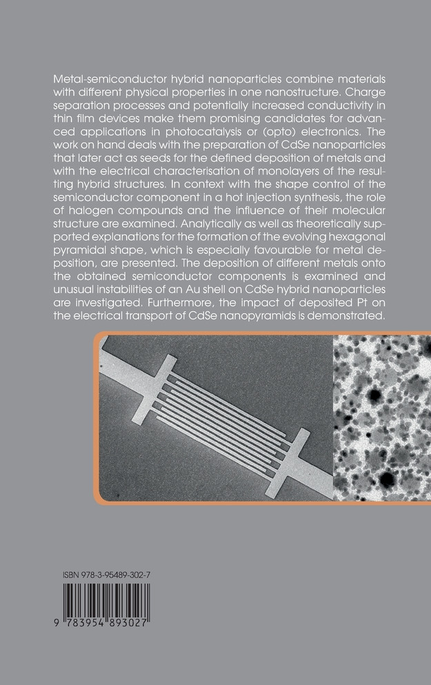 Metal-semiconductor hybrid nanoparticles