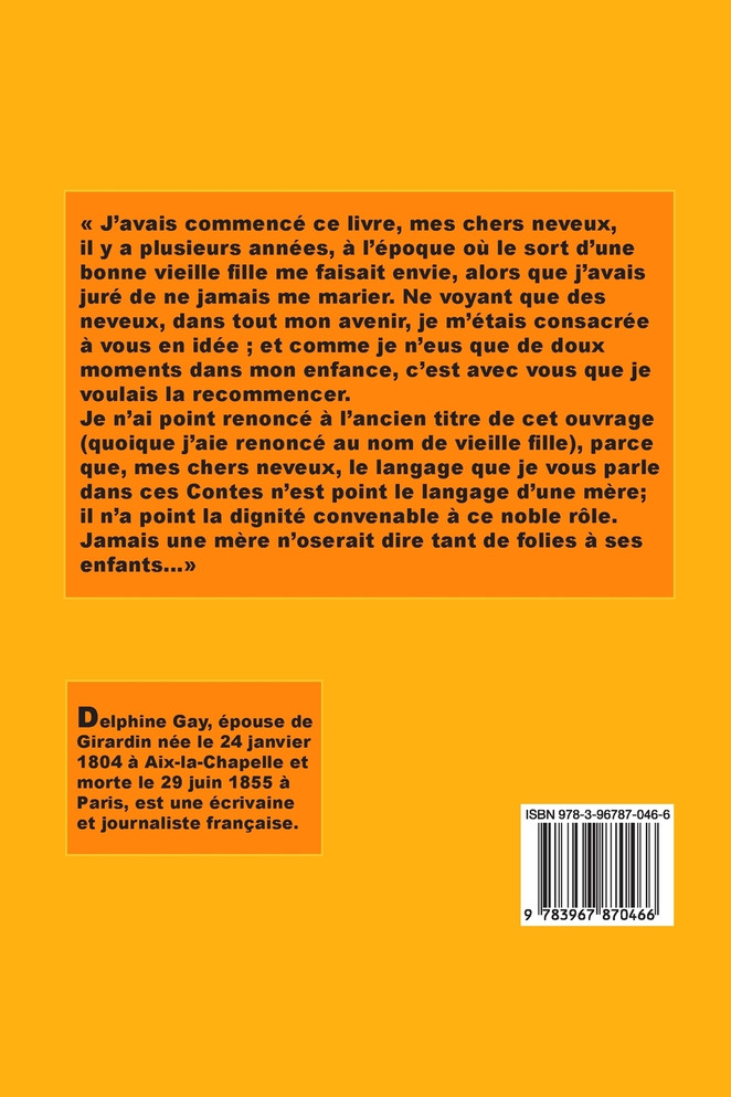 Contes d'une vieille fille à ses neveux