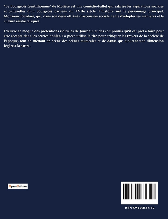 LE BOURGEOIS  GENTILHOMME