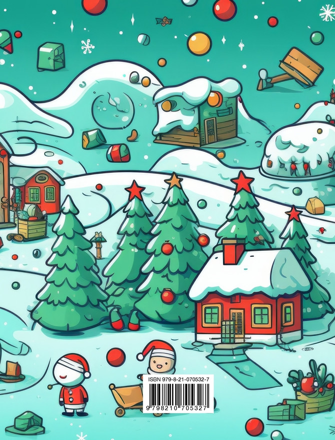 Il libro da colorare di Babbo Natale | Libro di Natale per bambini | Adorabili disegni di Babbo Natale da apprezzare