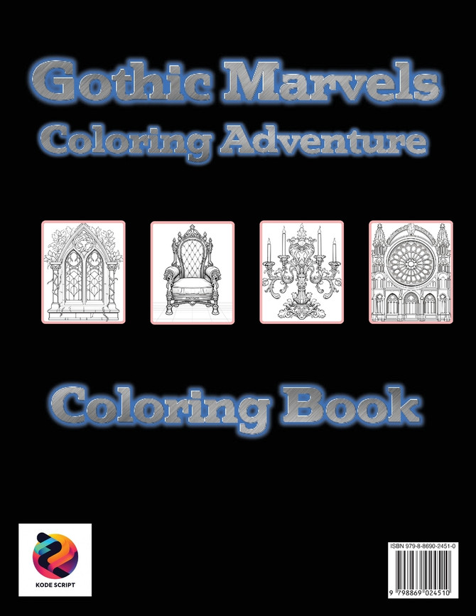 Gothic Marvels Coloring Adventure