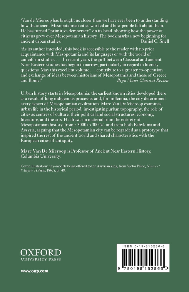 The Ancient Mesopotamian City