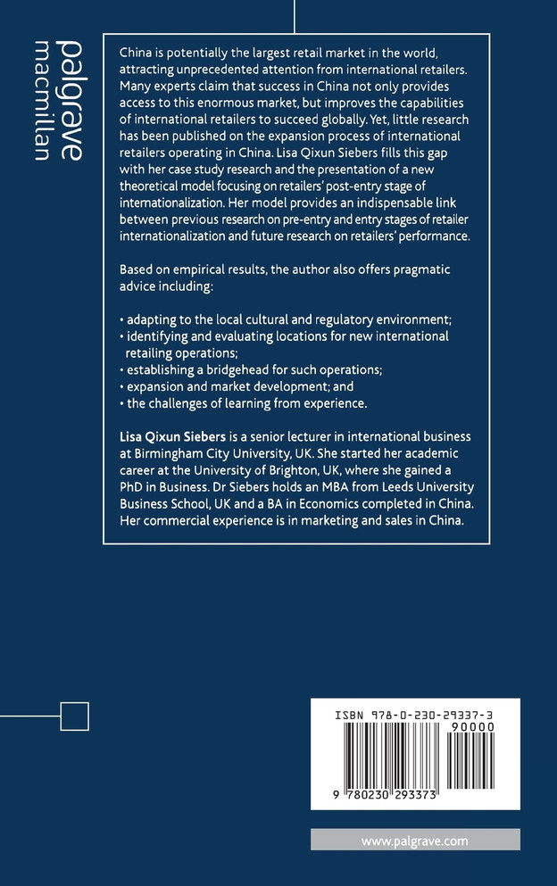 Retail Internationalization in China
