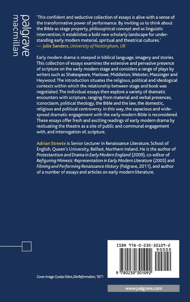 Early Modern Drama and the Bible