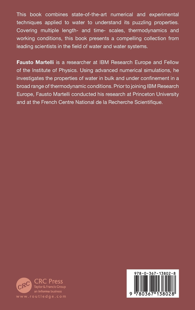 Properties of Water from Numerical and Experimental Perspectives