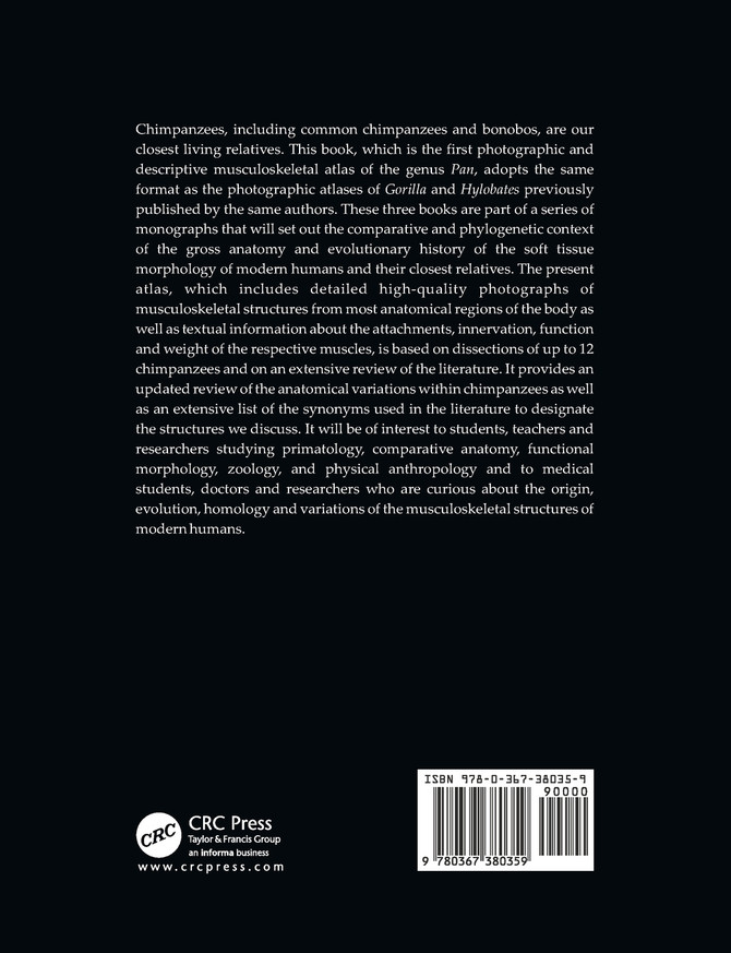 Photographic and Descriptive Musculoskeletal Atlas of Chimpanzees
