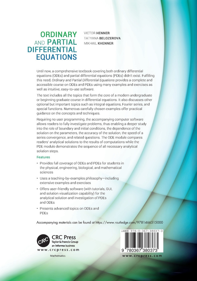 Ordinary and Partial Differential Equations