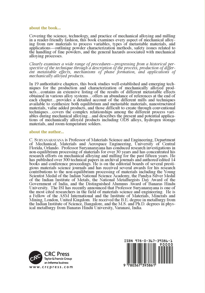 Mechanical Alloying And Milling