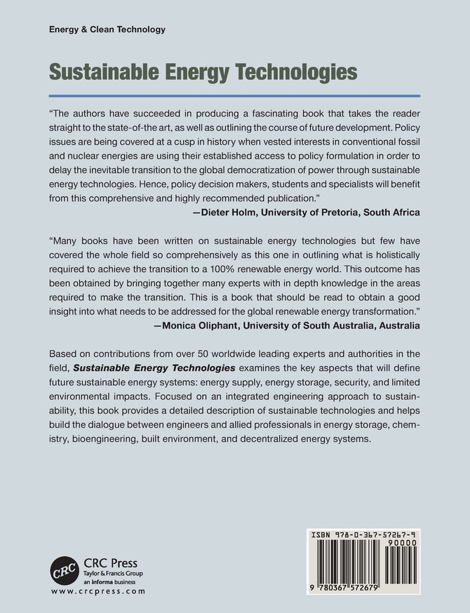 Sustainable Energy Technologies