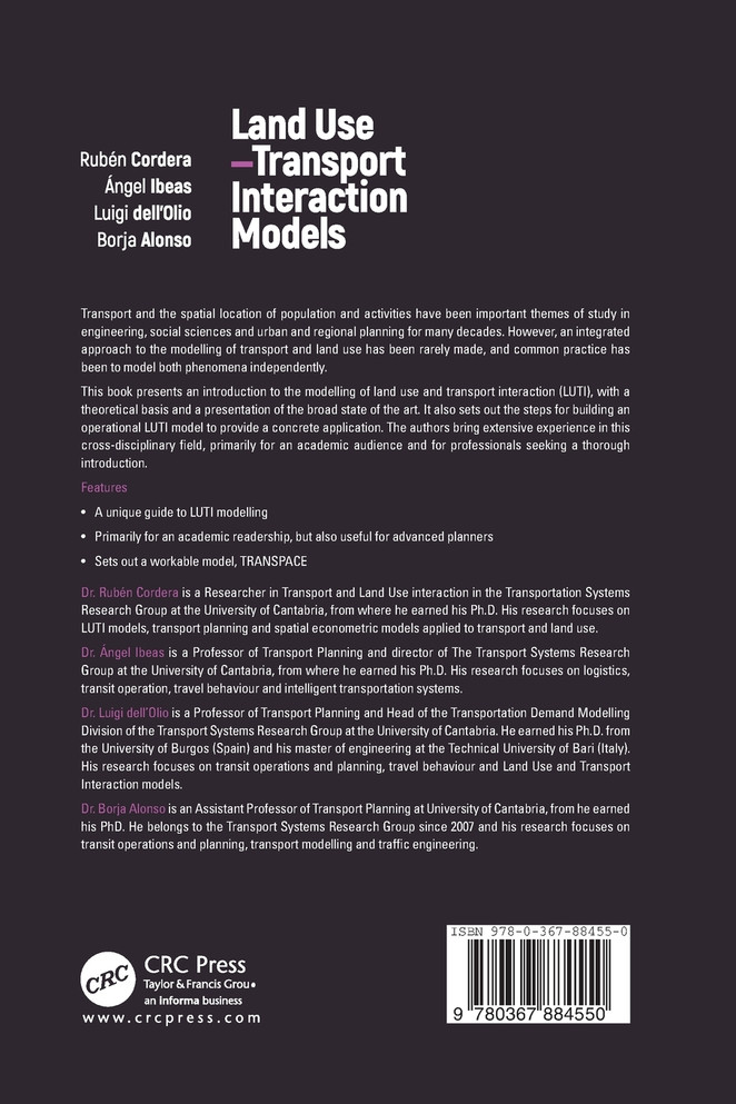Land Use-Transport Interaction Models