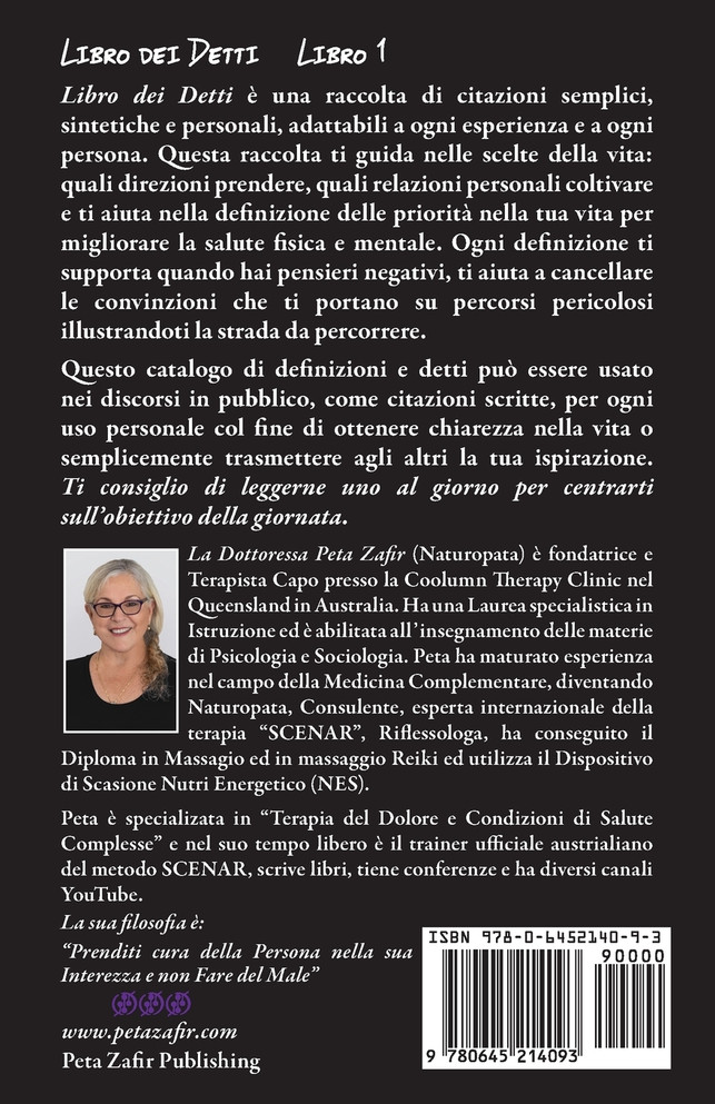 Libro Dei Detti Libro 1