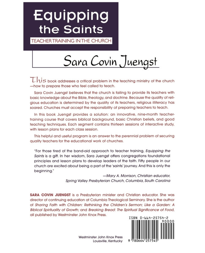 Equipping the Saints