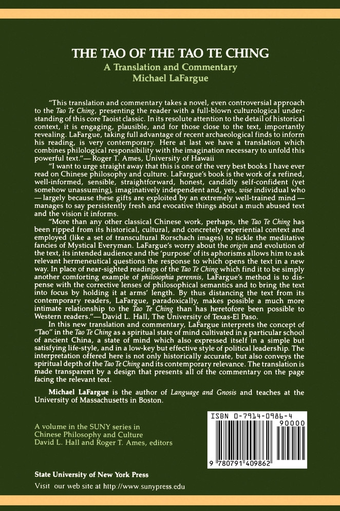 The Tao of the Tao Te Ching