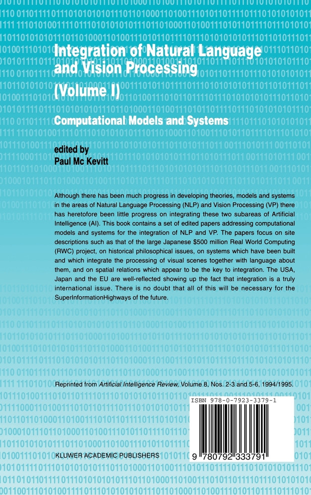 Integration of Natural Language and Vision Processing