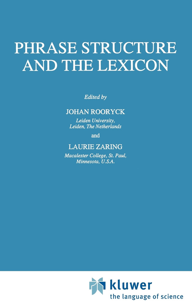 Phrase Structure and the Lexicon