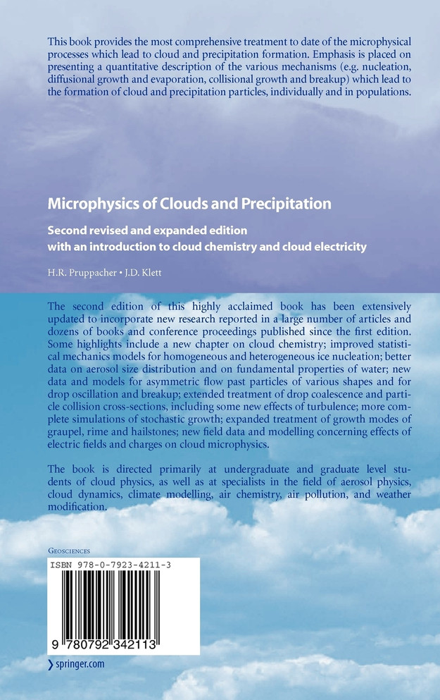 Microphysics of Clouds and Precipitation