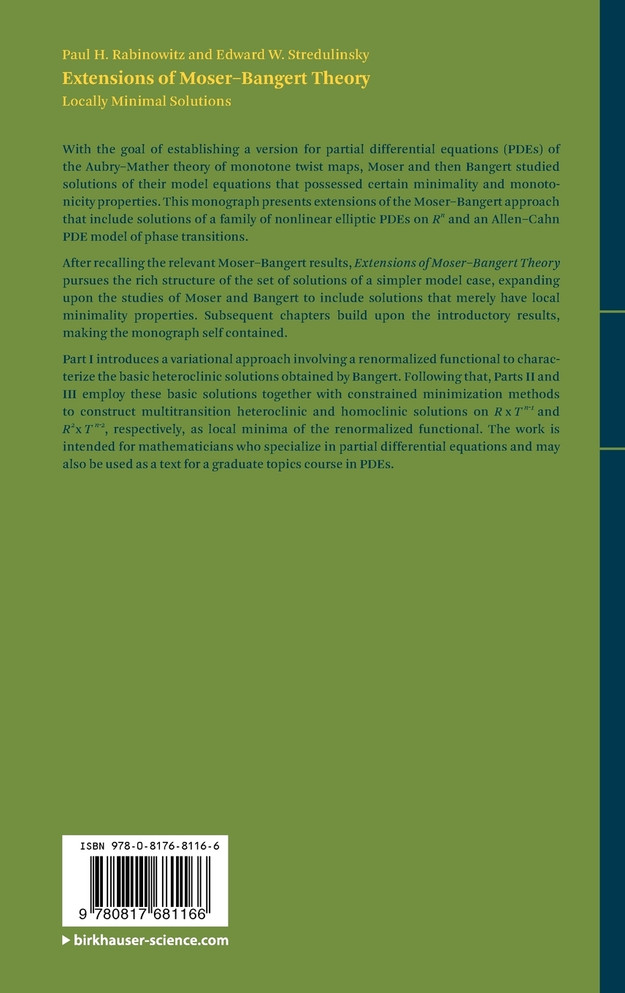 Extensions of Moser-Bangert Theory