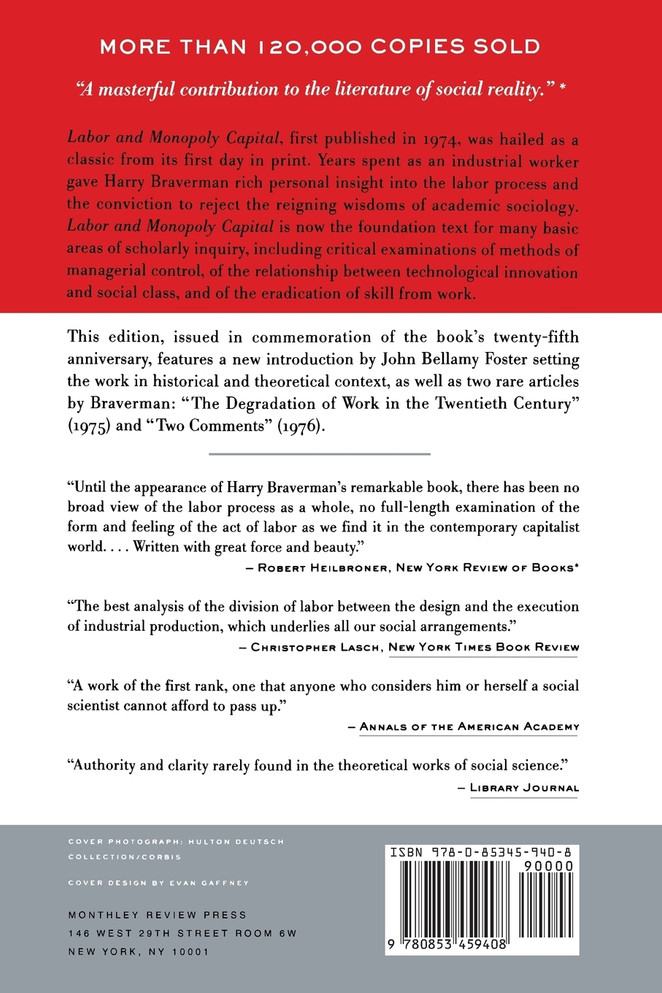 Labor and Monopoly Capital