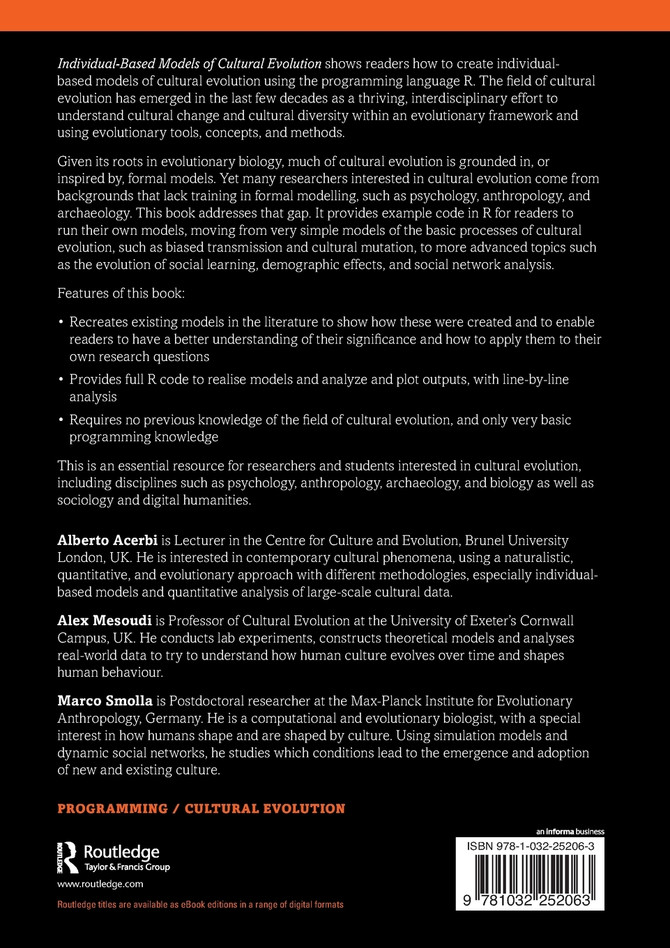 Individual-Based Models of Cultural Evolution