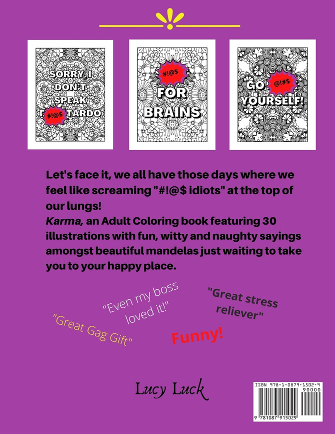 Swear Word Therapy Adult Coloring Book