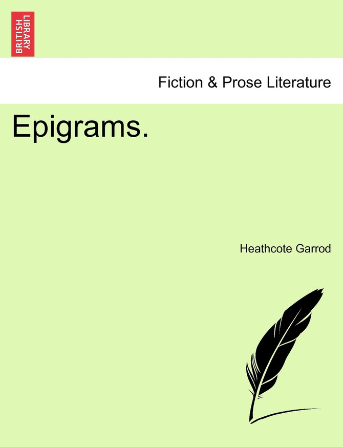 Epigrams.