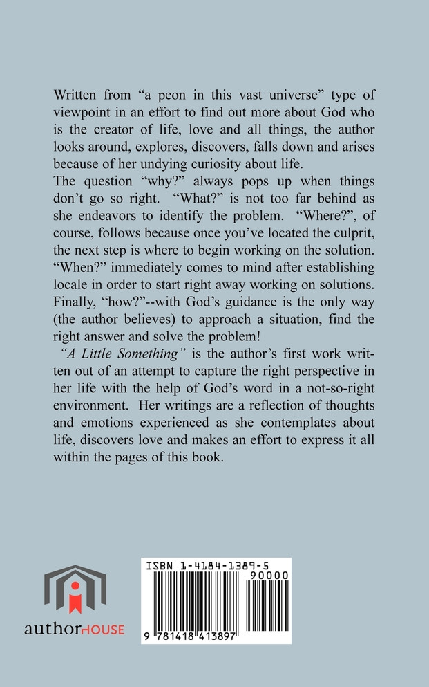 ''A LITTLE SOMETHING''