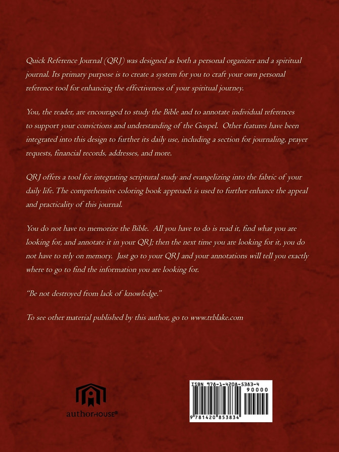 Quick Reference Journal (QRJ)