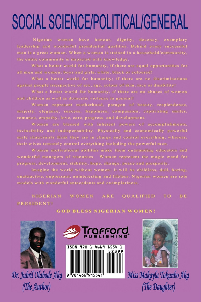 Nigerian Women of Distinction, Honour and Exemplary Presidential Qualities