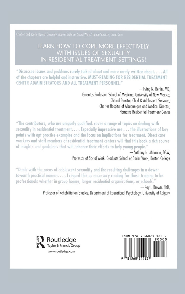 The Management of Sexuality in Residential Treatment