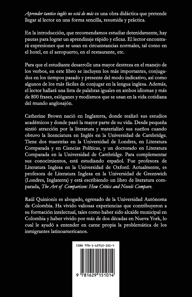 Aprender Tantico Ingles No Esta de Mas