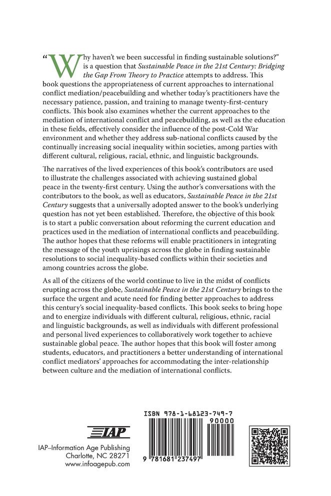 Sustainable Peace  in the Twenty-First Century