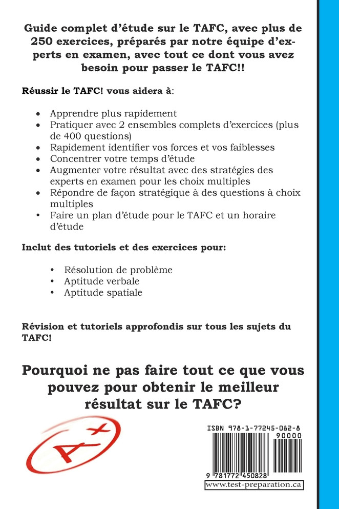 Réussir le TAFC!