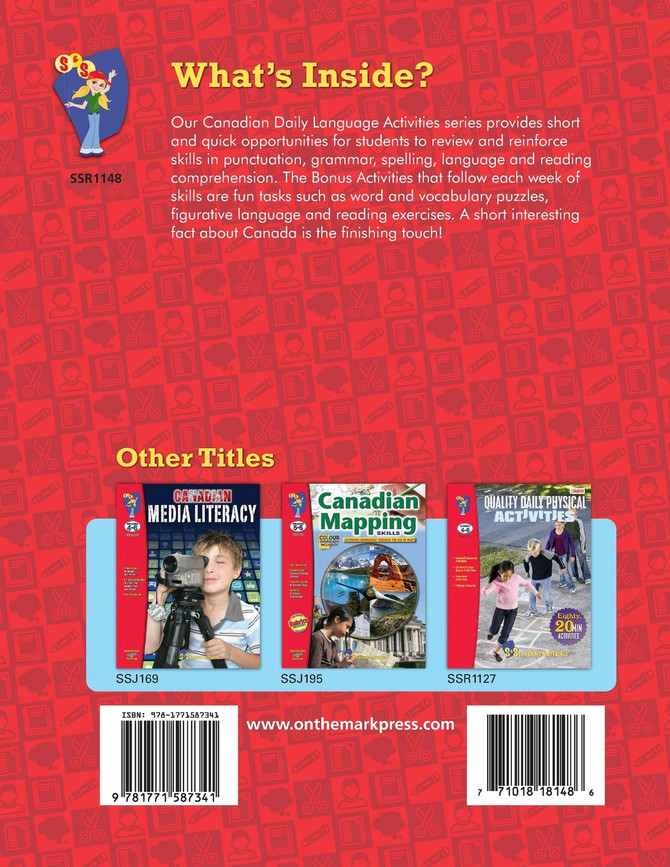 Canadian Daily Language Activities Grade 5
