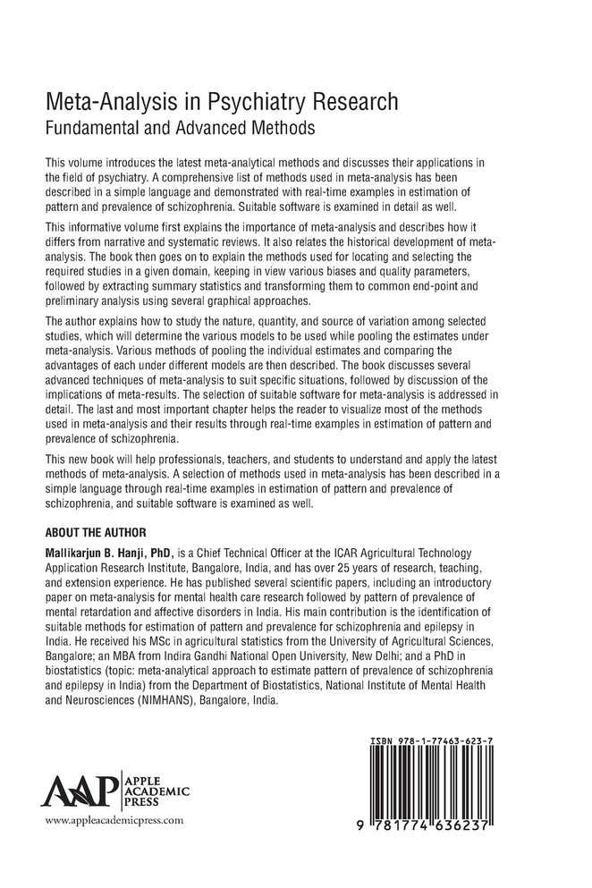 Meta-Analysis in Psychiatry Research