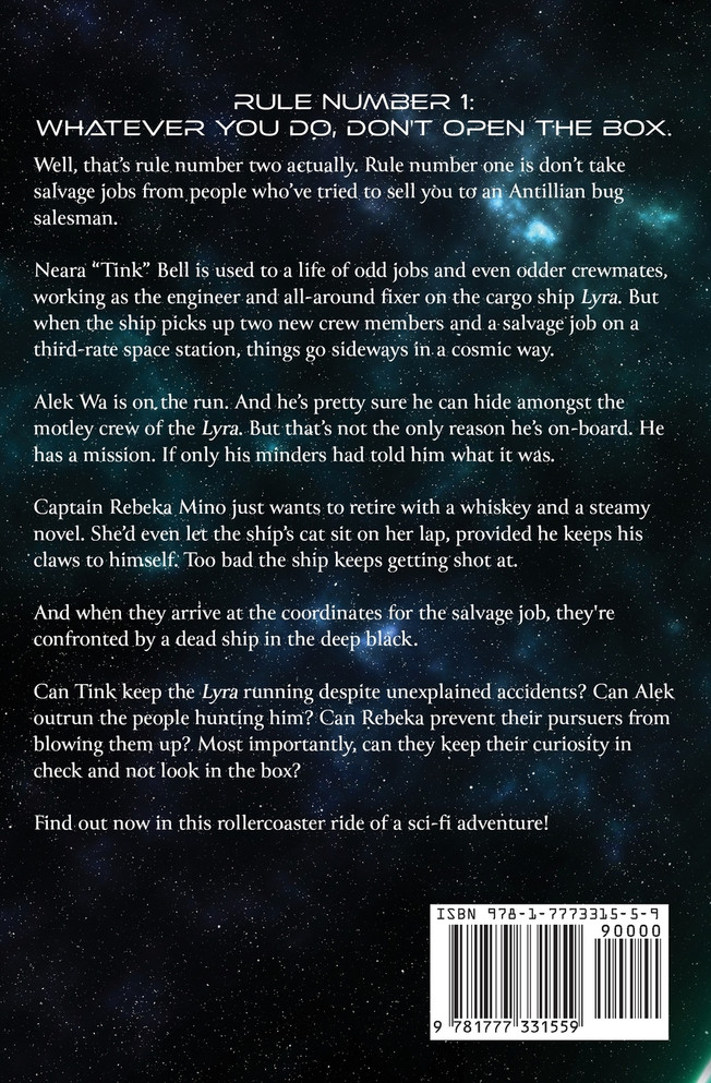 A Dead Ship in the Deep Black