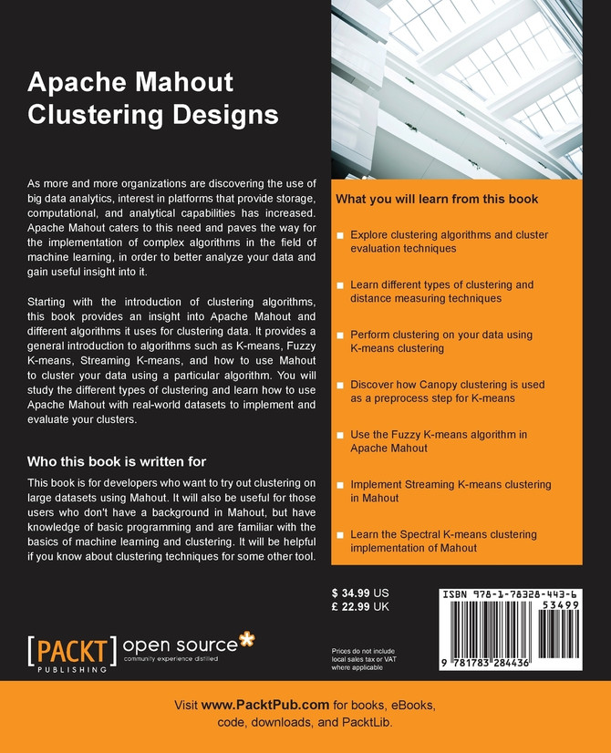 Apache Mahout Clustering Designs