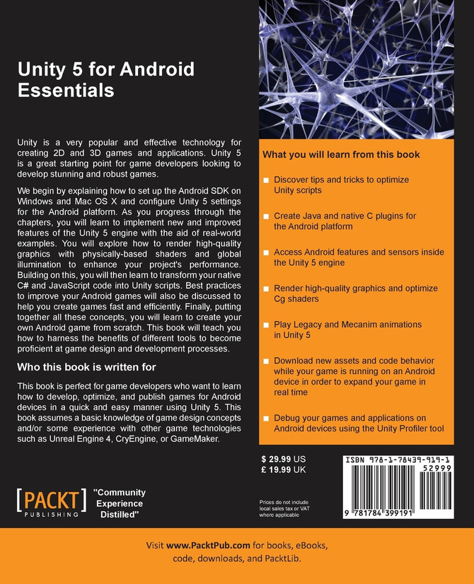 Unity 5 for Android Essentials