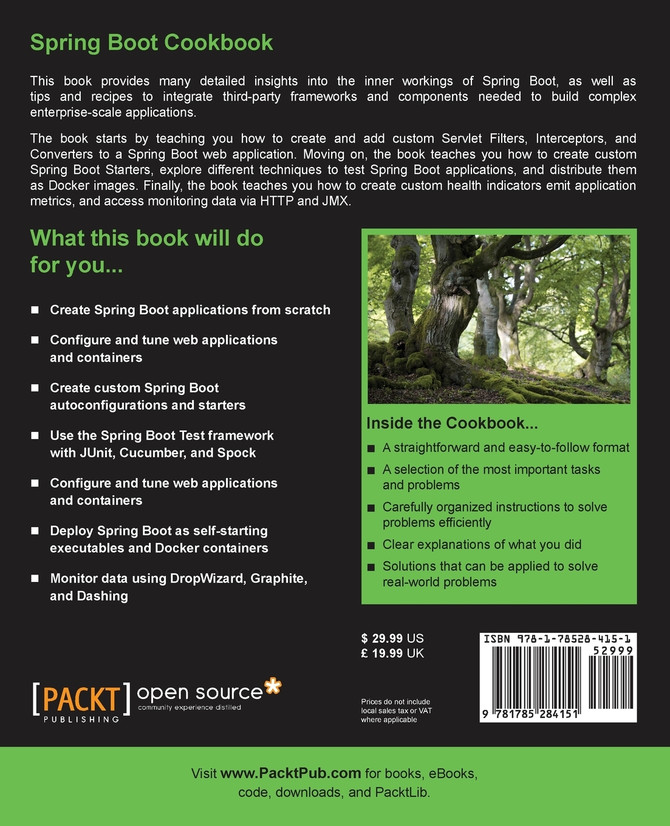 Spring Boot Cookbook