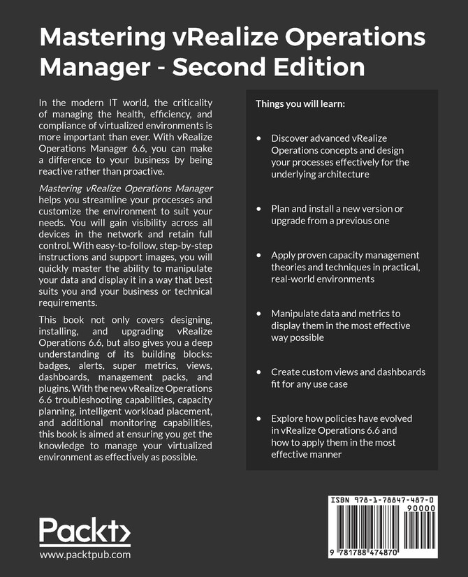 Mastering vRealize Operations Manager