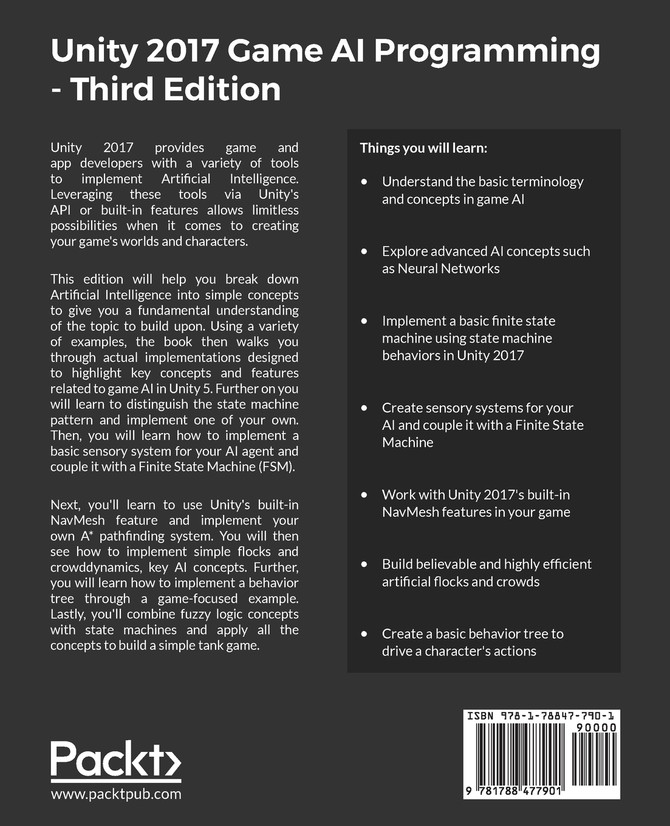 Unity 2017 Game AI Programming, Third Edition