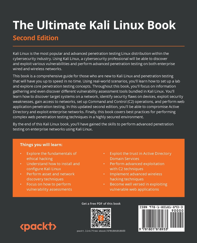 The Ultimate Kali Linux Book - Second Edition
